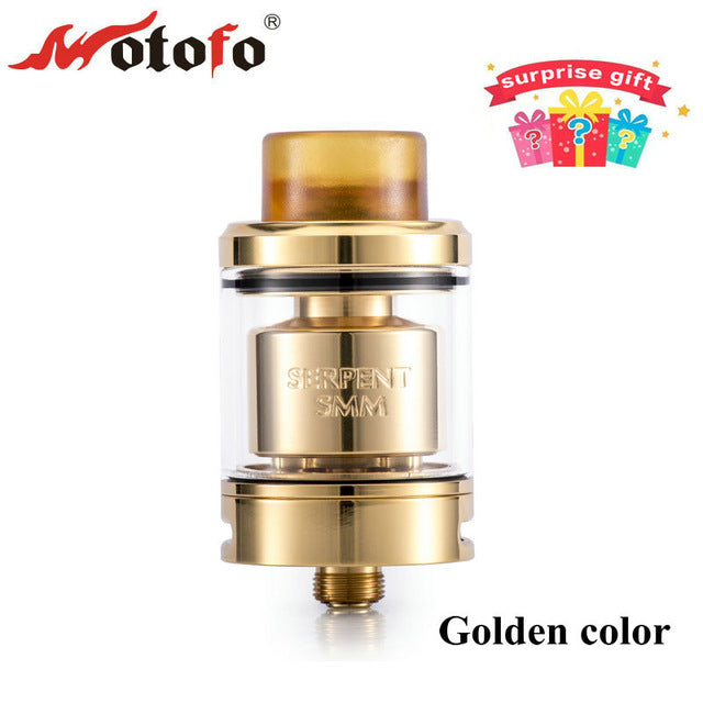 100% Original WOTOFO Serpent SMM RTA 4ml Rebuildable Tank Atomzier for Box MOD Battery/Mech MOD Designed by Suck My Mod & WOTOFO