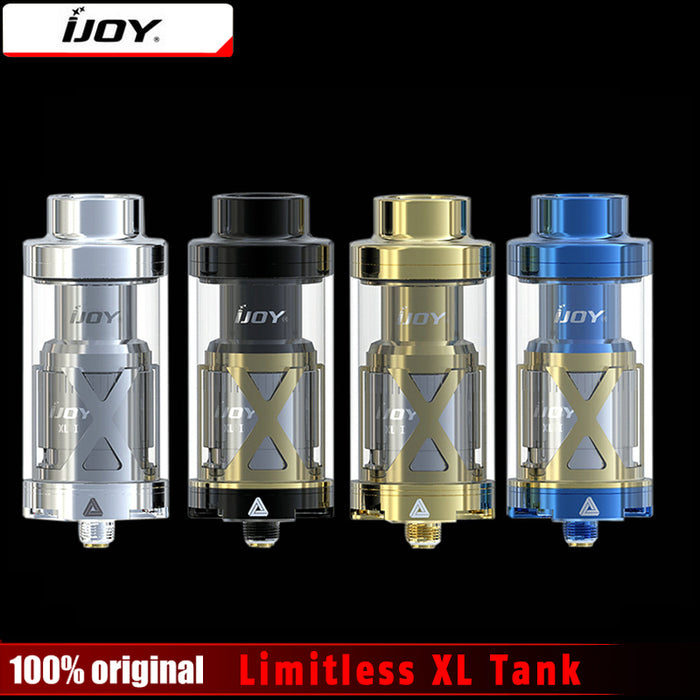 100% Original IJOY Limitless XL Tank 4ml Top-filling Design Sub Ohm Tank & RTA 50W-215W Fan-styled Airflow Rebuildable Atomizer