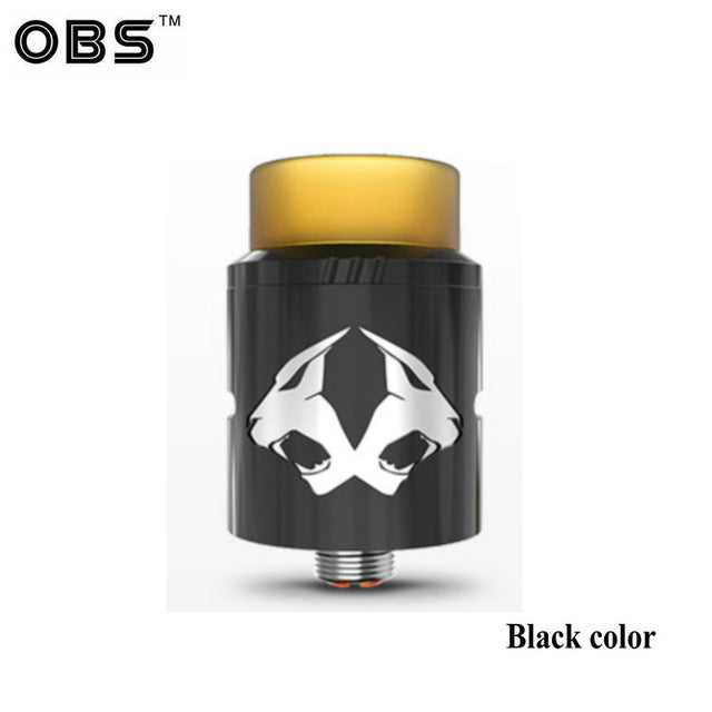 Original OBS Cheetah II & Mini RDA Tank Electronic Cigarettes Rebuildable Dripping Atomizer Vaporizer Vape Top Airflow Atomizer