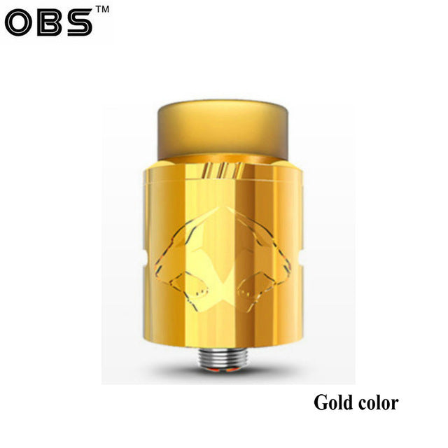 Original OBS Cheetah II & Mini RDA Tank Electronic Cigarettes Rebuildable Dripping Atomizer Vaporizer Vape Top Airflow Atomizer