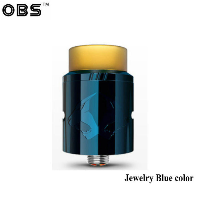 Original OBS Cheetah II & Mini RDA Tank Electronic Cigarettes Rebuildable Dripping Atomizer Vaporizer Vape Top Airflow Atomizer