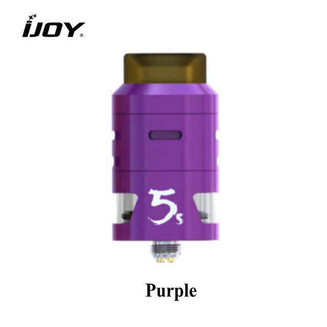 In Stock! Original iJOY RDTA 5S Tank 2.6ml Innovative Central Top Fill Aiflow Atomizer for Electronic Cigarette 18650 Box Mod