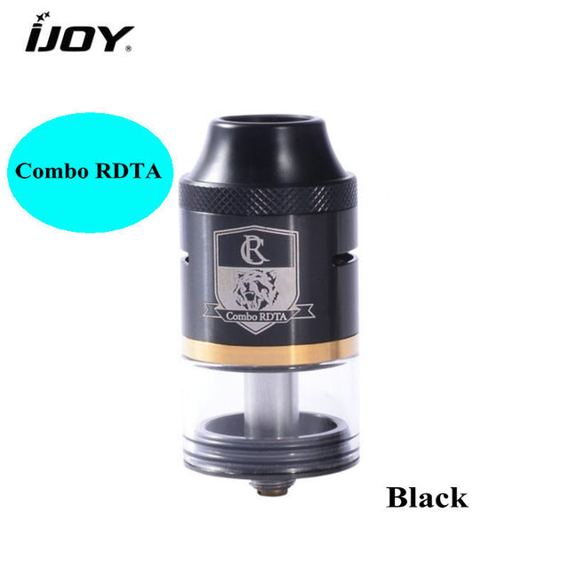 100% Original iJoy Combo RDTA RDA & Combo RDTA 2 Vape Sub Ohm Tank Atomizer 6.5ml e-Juice Capacity With Side Filling System