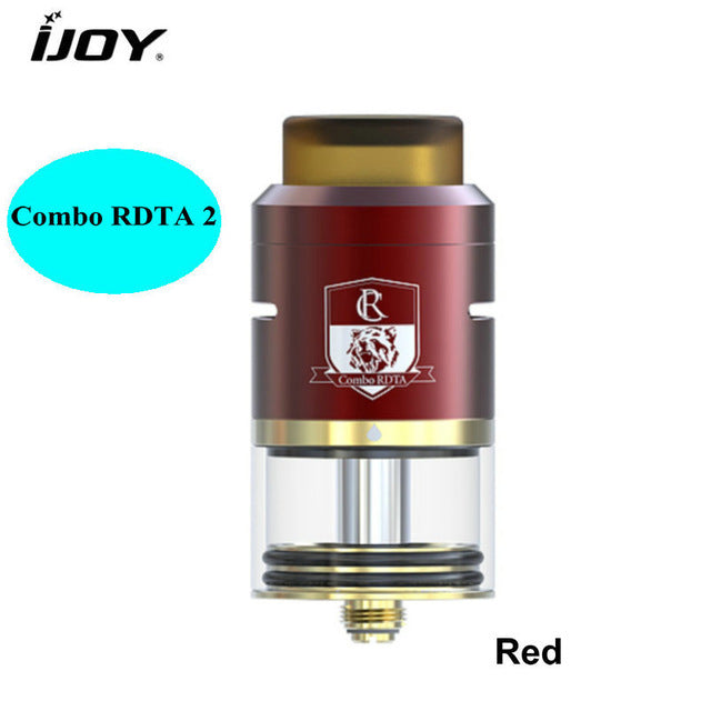 100% Original iJoy Combo RDTA RDA & Combo RDTA 2 Vape Sub Ohm Tank Atomizer 6.5ml e-Juice Capacity With Side Filling System