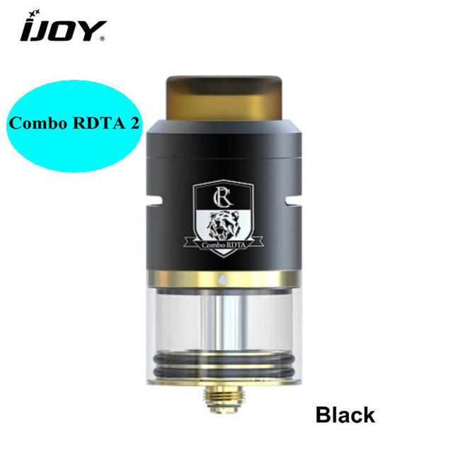 100% Original iJoy Combo RDTA RDA & Combo RDTA 2 Vape Sub Ohm Tank Atomizer 6.5ml e-Juice Capacity With Side Filling System