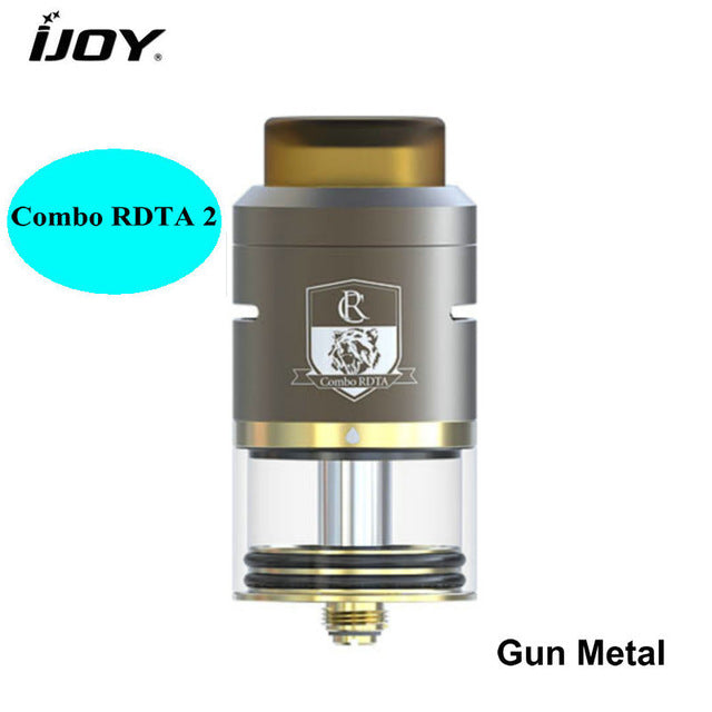 100% Original iJoy Combo RDTA RDA & Combo RDTA 2 Vape Sub Ohm Tank Atomizer 6.5ml e-Juice Capacity With Side Filling System