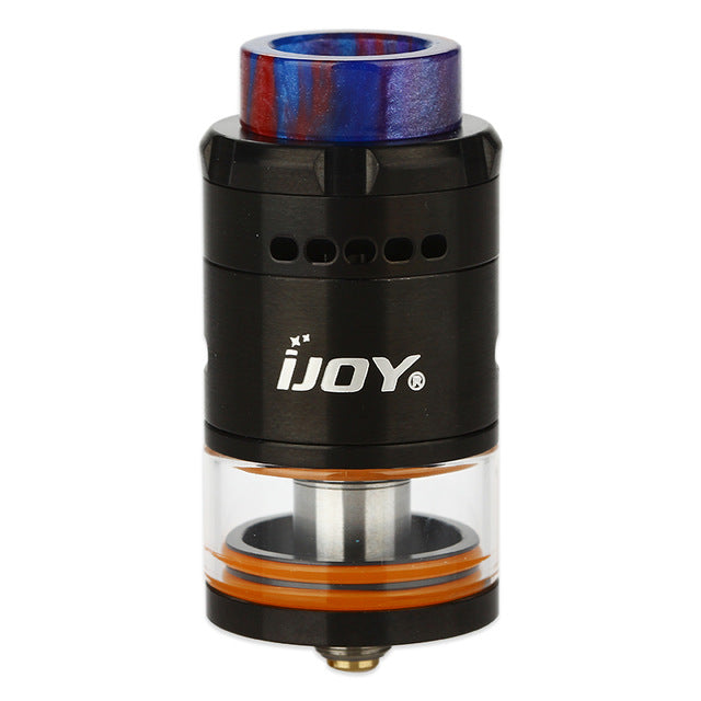 Original IJOY RDTA 5 Tank Capacity 4ml E-cig Atomizer with Resin Drip Tip Top Filling Adjustable Side & bottom Airflow Vape Tank