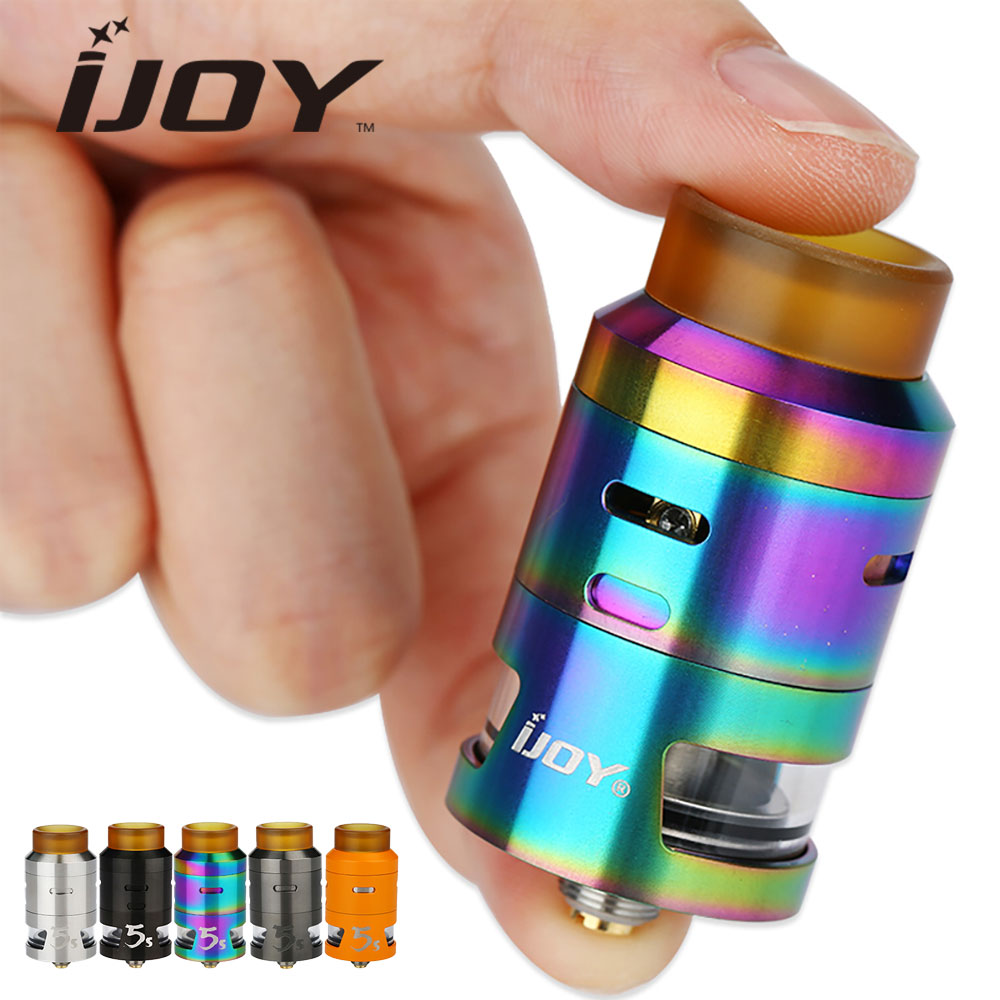 Original IJOY RDTA 5S Tank 2.6ml vapor flavor atomizer for IJOY captain pd270 mod vs IJOY RDTA 5 Tank Atomizer E-cig vaping