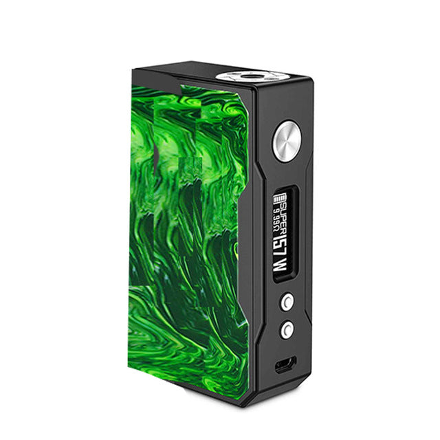 Original VOOPOO DRAG 157W TC Box MOD e cigarette 157W 18650 box mod Vape with US GENE chip Temperature Control Resin Box mod