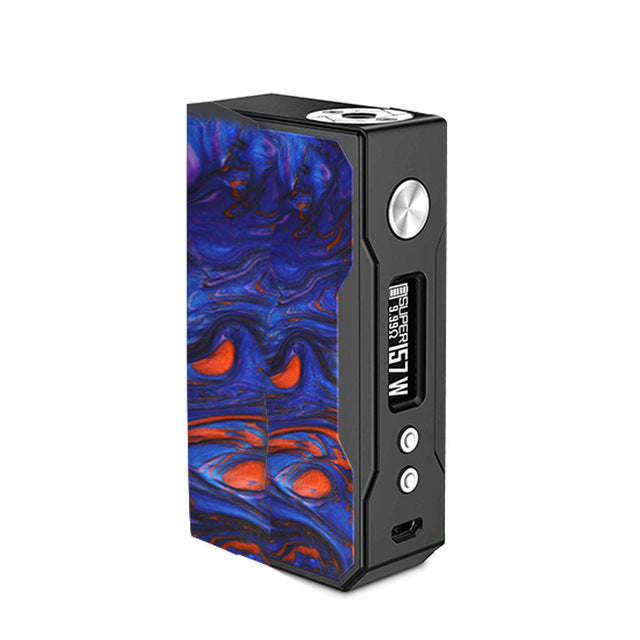 Original VOOPOO DRAG 157W TC Box MOD e cigarette 157W 18650 box mod Vape with US GENE chip Temperature Control Resin Box mod