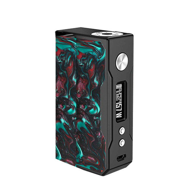 Original VOOPOO DRAG 157W TC Box MOD e cigarette 157W 18650 box mod Vape with US GENE chip Temperature Control Resin Box mod