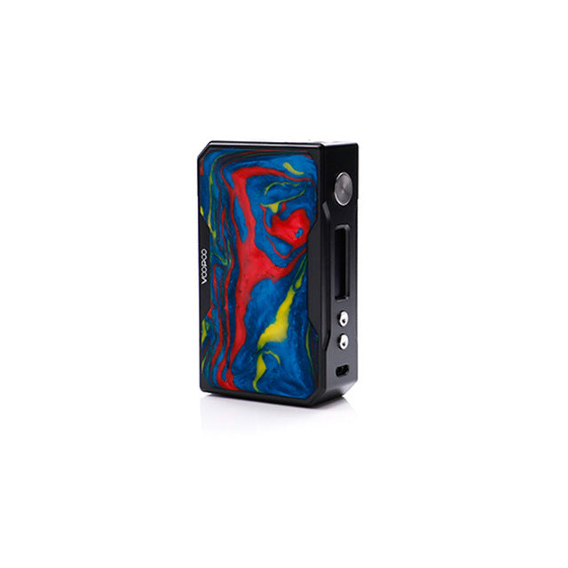 New Color Arrival Original VOOPOO DRAG 157W Box Mod Carbon Fiber/Resin Version 18650 Battery Temperature Control E Cig Vape Mod