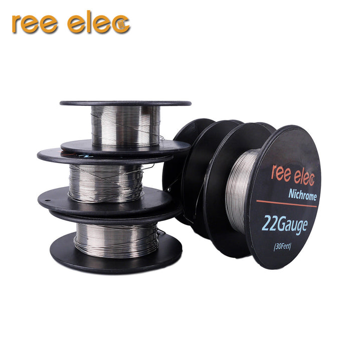 REE ELEC 10m Nichrome Wire Electronic Cigarette RDA RTA Atomizer Prebuilt Coil Wire Vape Pen Accessories Ni80 Wire