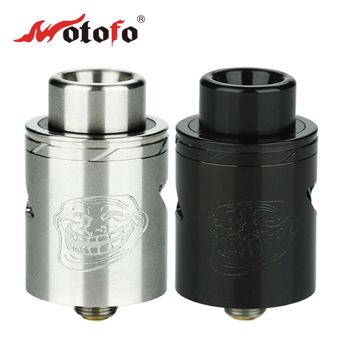 Original WOTOFO The Troll V2 RDA 22mm Diameter Tank with Dual Adjustable Airflow Settings & 510 Drip Tip E-cig Vape Atomizer