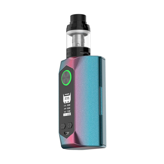 Original 235W GeekVape Blade TC Kit W/ Blade 235W Box MOD and Aero Tank 4ml & New IM1 & IM4 Coils No 18650 Battery Ecig Vape Kit